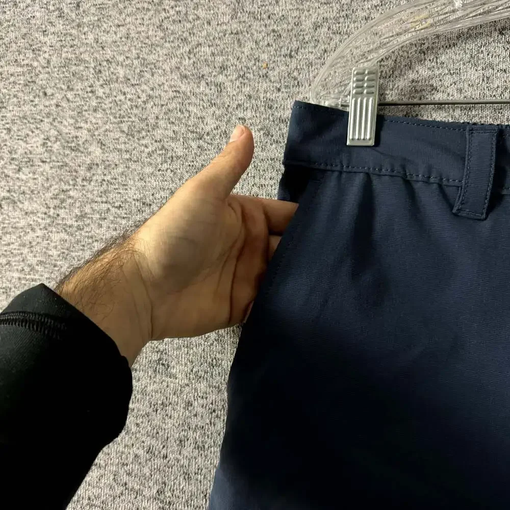 Banana Republic Men's Size 34 Blue Polyester Chino Shorts